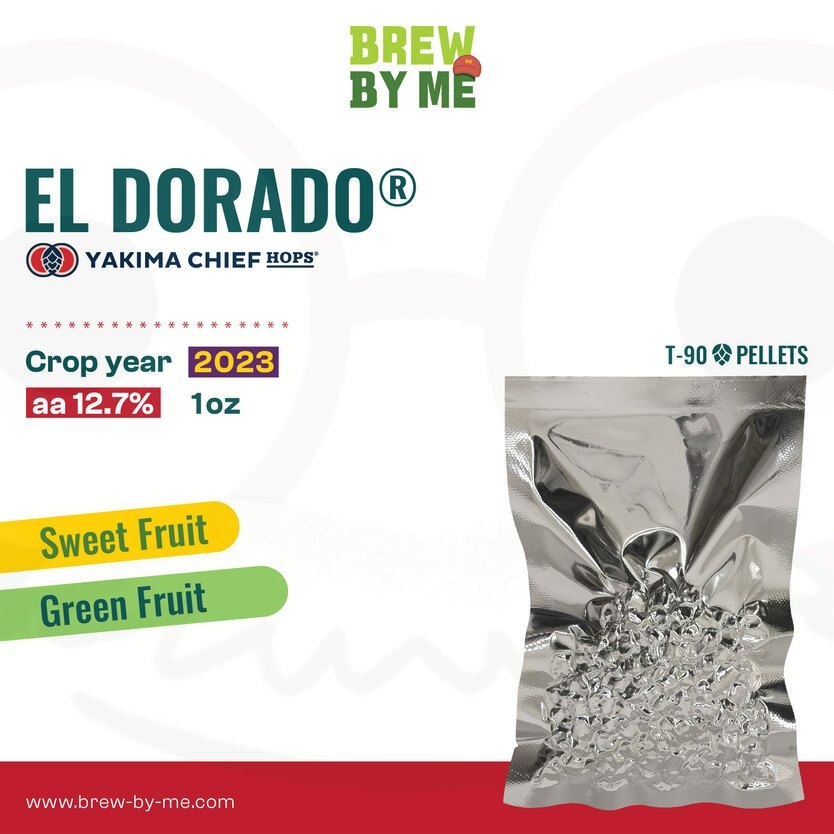 ฮอปส์ El Dorado® PELLET HOPS (T90) โดย Yakima Chief Hops | ทำเบียร์ Homebrew