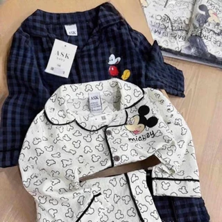 พร้อมส่ง ธ67-ธ68 3886 ชุดนอนมิกกี้