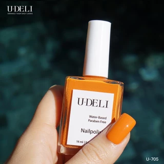 สีทาเล็บกึ่งเจล ไม่อบ U-DELI Vegan Nail Polish 16ml สีหวานละมุน ไร้กลิ่นฉุน เล็บไม่เหลืองบาง Group