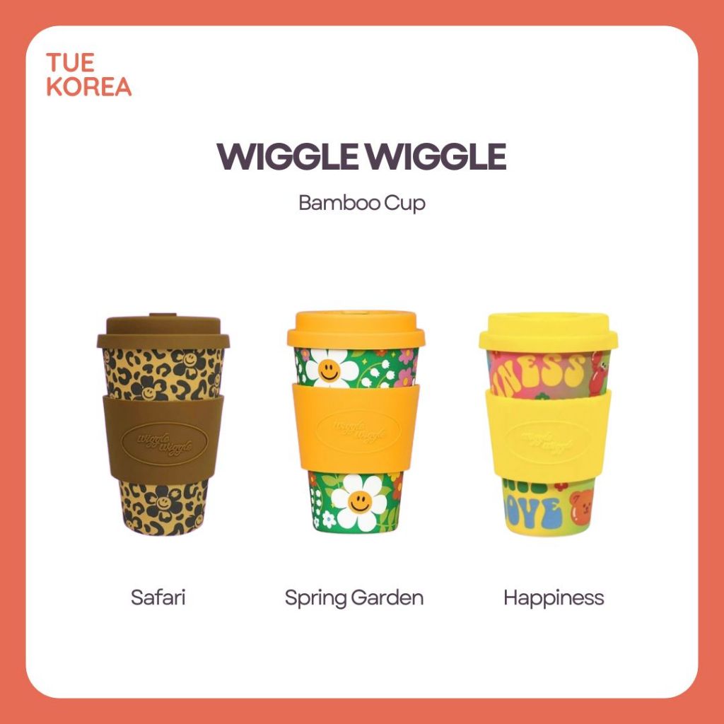Wiggle Wiggle Bamboo Eco Mug Cup | แก้วน้ำ 400ml