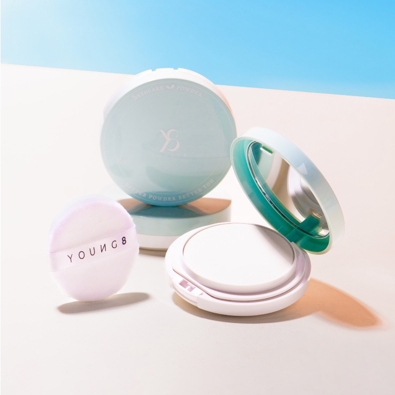 [ แป้งผสมรองพืน+แป้งสกินแคร์ ] Y8 ULTRA BRIGHT SOFT CAMPACT + SKINCARE POWDER  แป้งพัฟผสมรองพื้น ราคา ถูกที่สุด ดีลบีเคเค แกลเลอรีภาพที่ 9