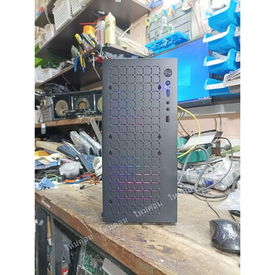 คอมมือสอง Pentium Gold G6400(เจน10) 4.00 GHz. DDR4 16 GB NVMe M.2 256 GB SATA 1000 GB RX570 4 GB พร้