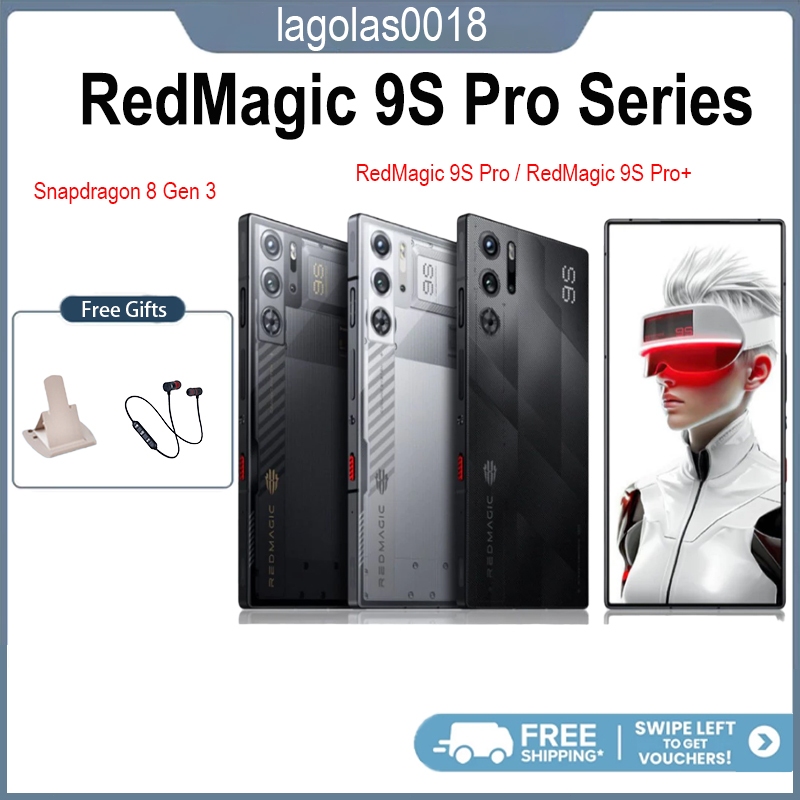 ZTE Nubia RedMagic 9S Pro 6.8inches 6500mAh 80W / ZTE Nubia RedMagic 9S Pro+ Snapdragon 8 Gen 3 5500mAh 165W Dual Sim