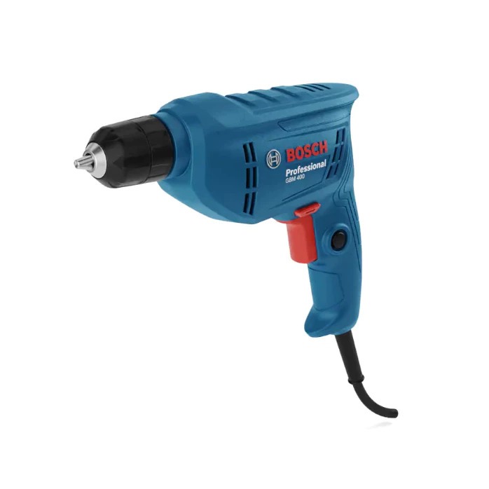BOSCH สว่าน 3หุน400W รุ่น GBM400 ซ้ายขวาปรับช้า+เร็ว ของแท้ รับประกัน 6 เดือน