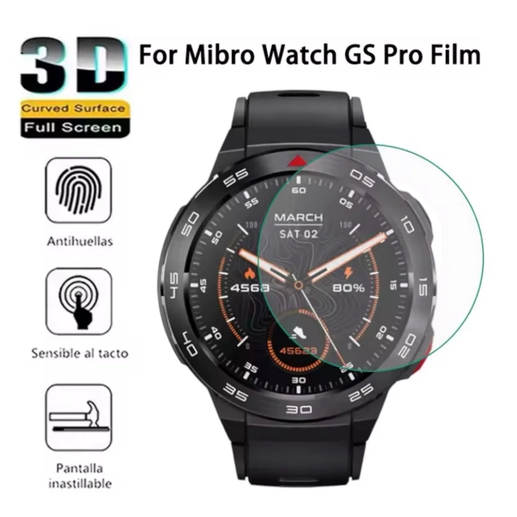 ฟิล์มนาฬิกา Mibro Gs /GS active/GS Pro /A1 A2/Air/ lite lite2 X1 ขนาด 32mm-46mm กันรอยขีดข่วน