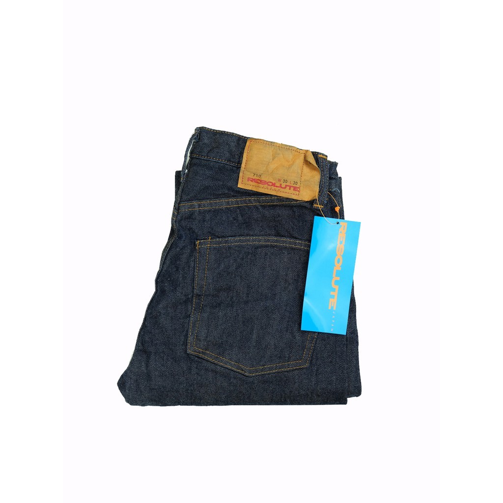 กางเกงยีนส์ Resolute 710 japan ตะเข็บบิด ริมตะเข็บทางรถไฟ รุ่นขายดีที่สุด [SIZE 36 - 42]