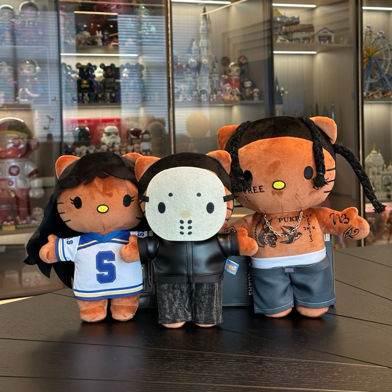 [พร้อมส่งจากไทย/มีส่งด่วน] พวงกุญแจ Kitty Travis Scott 💓🖤 ของแท้