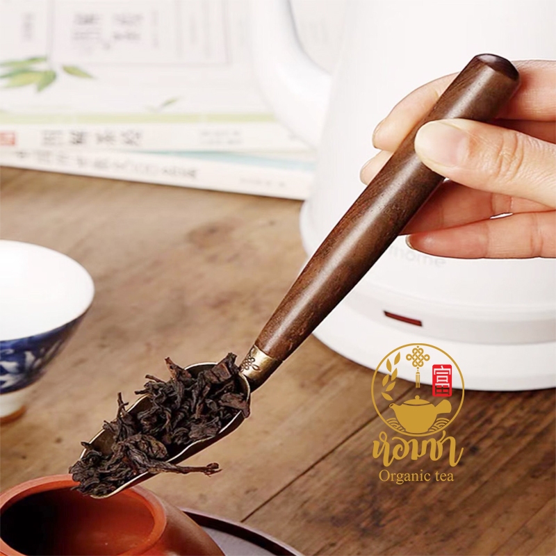 ช้อนตักชา ช้อนตักกาแฟ งานแฮนด์เมด ด้ามไม้มะเกลือ Teaspoon coffee spoon ebony handmade 1 ชิ้น