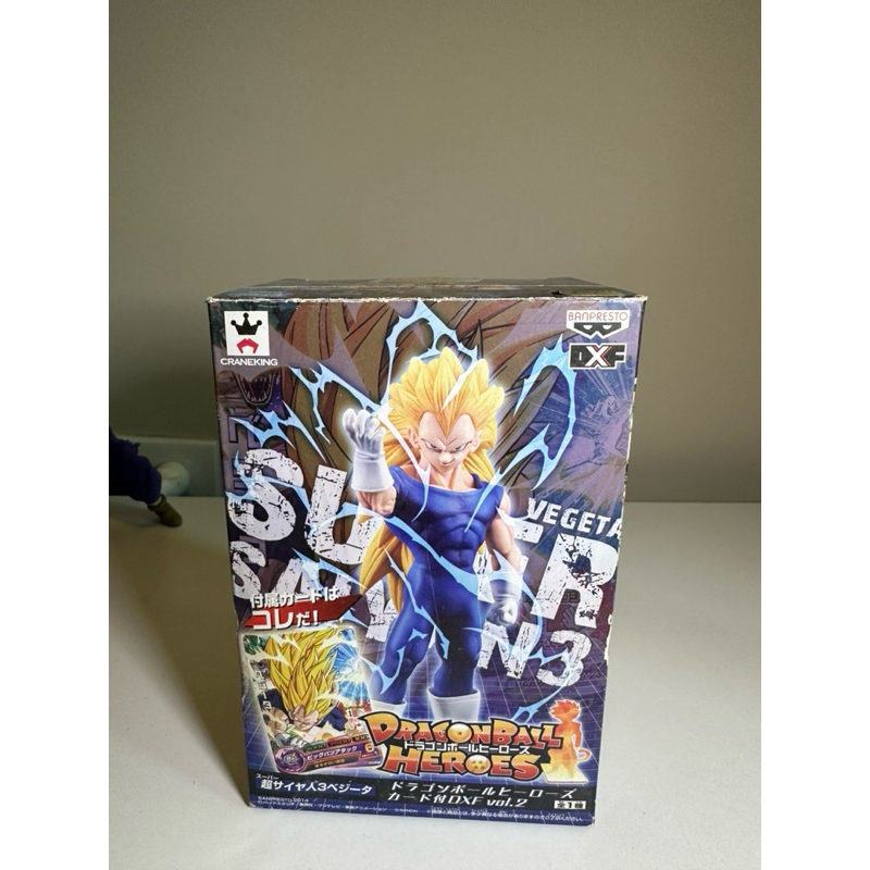 [มือ2พร้อมส่ง]Banpresto Dragon Ball Heroes Vol.2 Super Saiyan 3 Vegeta Dxf: เบจิต้า SS3 ของแท้พร้อมก