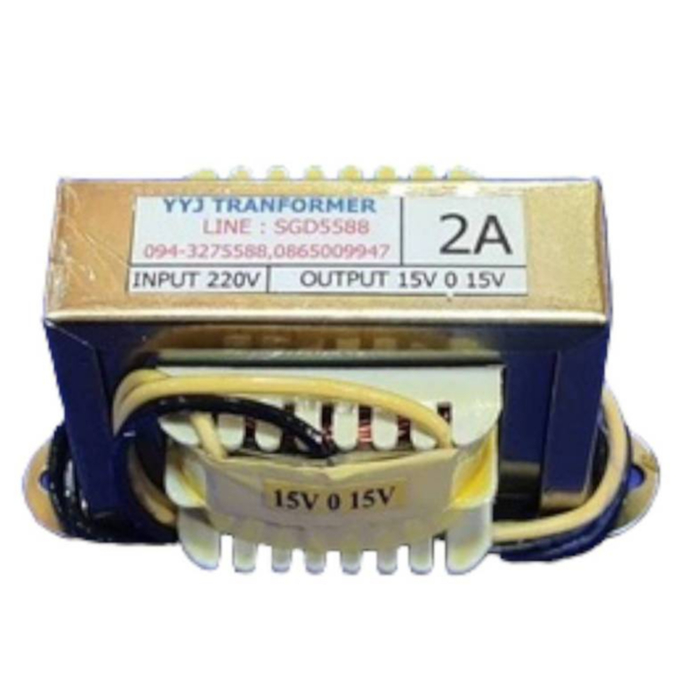 หม้อแปลง 220V - 15V 0 15V (SIZE 2A)