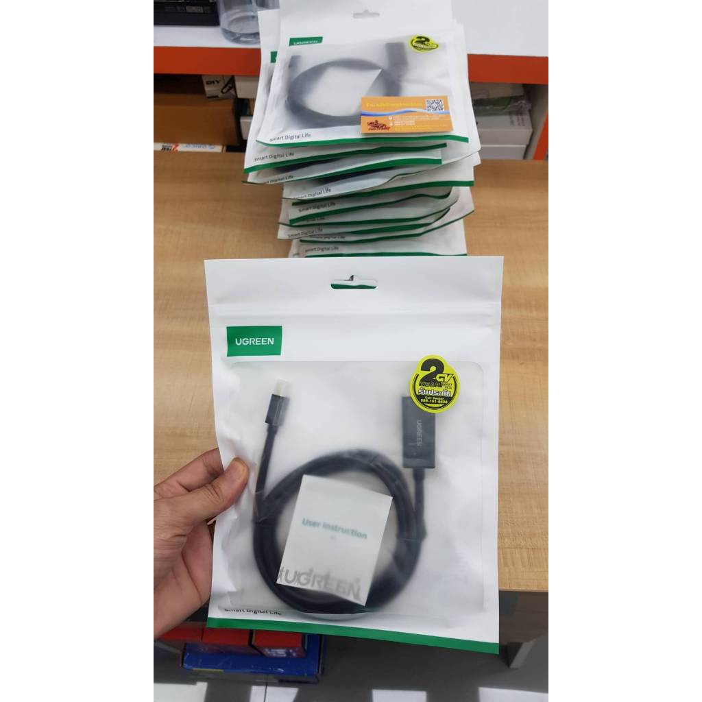 UGREEN Mini Display to HDMI CABLE 4K 1.5M รุ่น รุ่น 20848 10455 #MD101 ราคา ถูกที่สุด ดีลบีเคเค แกลเลอรีภาพที่ 8