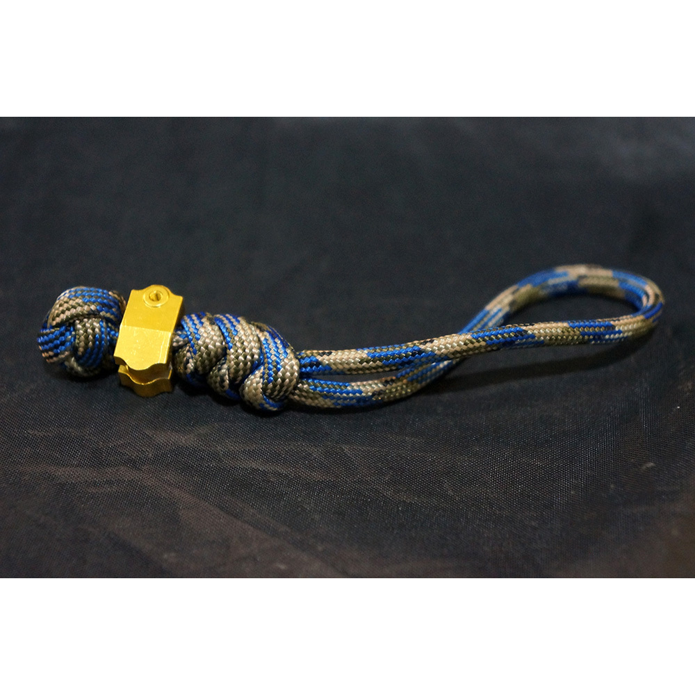 พวงกุณแจ เชือกถัก Handmade Aluminium Paracord 550 Bead Lanyard Pendant เชือกลายใหม่ - รูปที่ 2