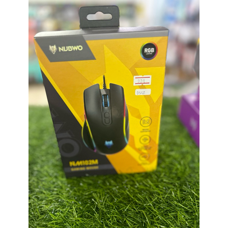 เม้าส์สาย nm102m rgb lighting macro supported max 7200 dpi max 7200 dpi