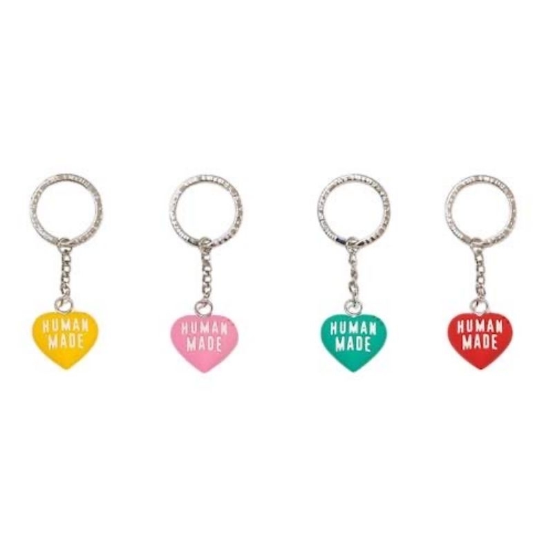 NEW !!! HUMAN MADE HEART RUBBER KEYCHAIN