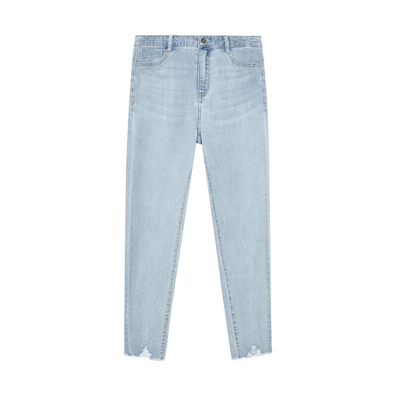 GIORDANO กางเกงยีนส์ผู้หญิง Women's Denim Cropped Pants 05422224