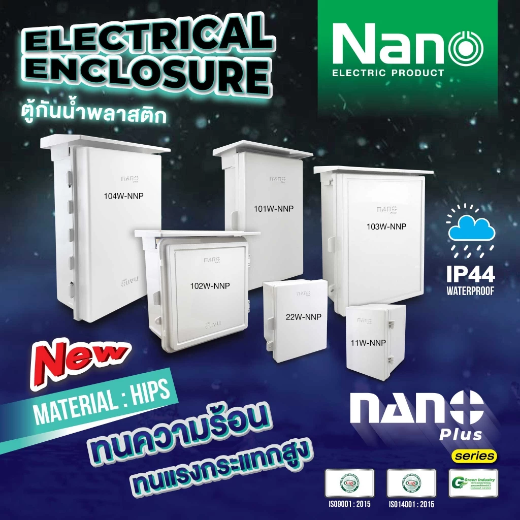 Nano ตู้ กันฝน พลาสติก ตู้กันฝน นาโน 101W -NNP 102W -NNP 11W -NNP 22W -NNP