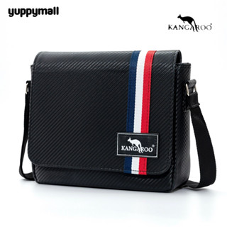 กระเป๋าสะพายข้างจิงโจ้ หนังคาร์บอน 3D ลายเคฟล่า ทรงนอน ใส่ไอ…