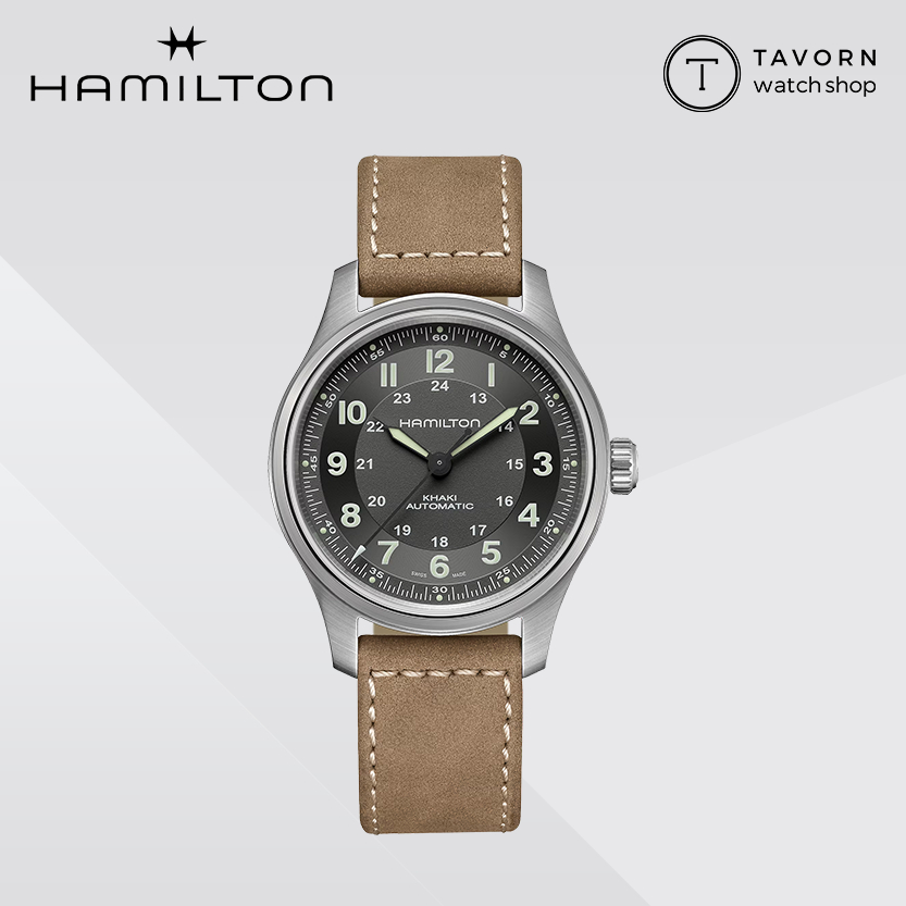 นาฬิกา Hamilton Khaki Field Titanium Auto 42mm รุ่น H70545550