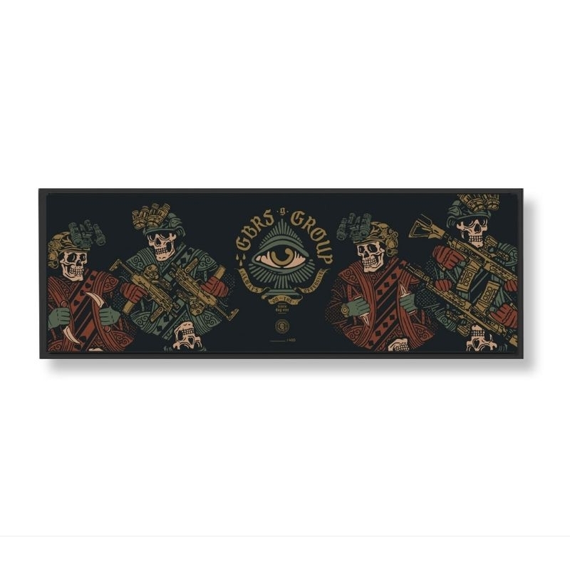 GBRS GROUP ALWAYS ON THE OFFENSIVE CANVAS PRINT 12" X 36" ของแท้