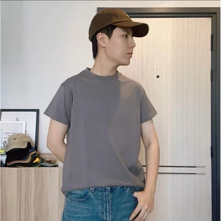 008 [Mens Baby Cropped T-Shirt] เสื้อยืดครอปผู้ชายคอกลม ทรงเบบี้ที คอฟิต ผ้านุ่ม