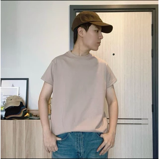 008 [Mens Baby Cropped T-Shirt] เสื้อยืดครอปผู้ชายคอกลม ทรงเบบี้ที คอฟิต ผ้านุ่ม