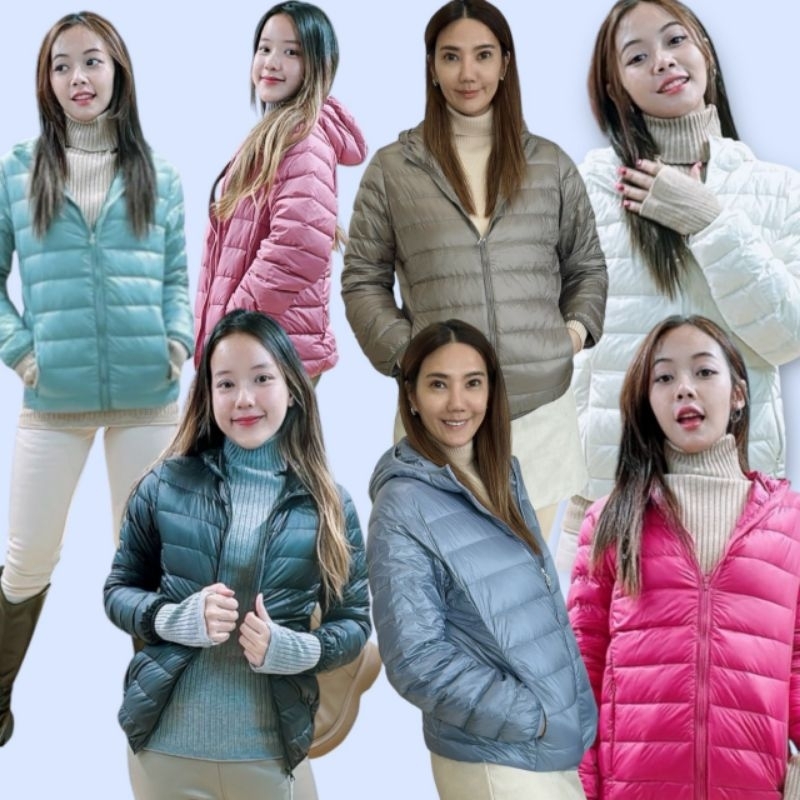 พร้อมส่ง☃️C50​ เสื้อขนเป็ดเบาแท้Ultra light down เน้น!! ขนเป็ดบาง อยากได้ขนเป็ดหนา ข้ามไปรุ่นอื่นนะคะ