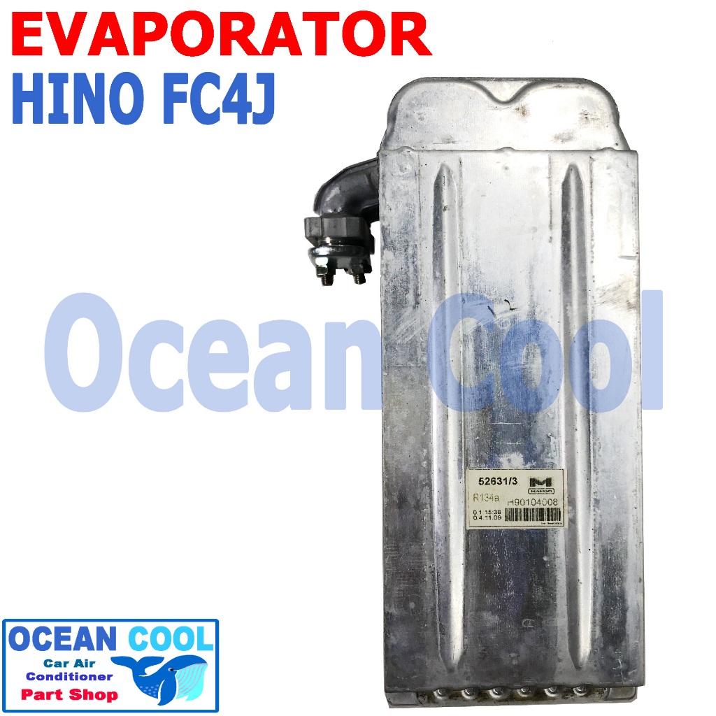 คอยล์เย็น ฮีโน่ เอฟซี 4 เจ R134a วาล์วบล๊อก EVA0088 Evaporator Coil for Hino FC4J รังผึ้งแอร์  ตู้แอ