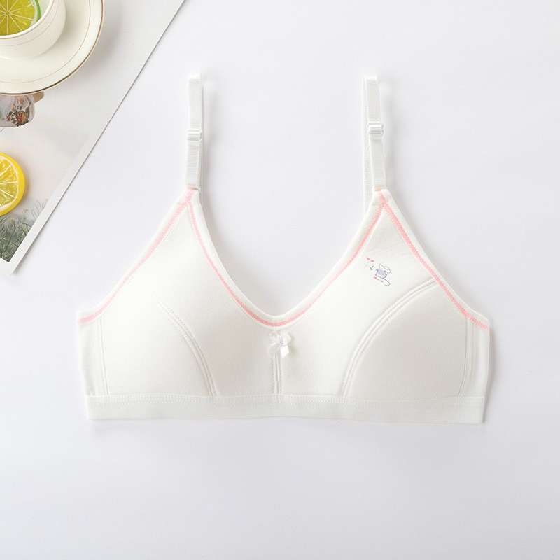 👧 เสื้อชั้นในเด็กผู้หญิง First Bra รุ่นตะขอหลัง ผ้าฝ้ายใส่สบาย รูปที่ 3