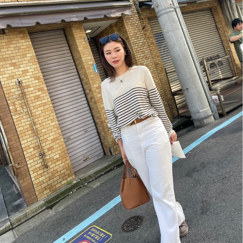 Madeline knit linen top basicselected เสื้อไหมพรมผสมลินิน ใส่สวยมาก