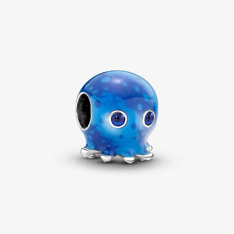 (ของแท้💯 พร้อมส่ง)Pandora Ocean Octopus Charm แพนโดร่าชาร์มปลาหมึก ของแท้ มือหนึ่งทุกชิ้น