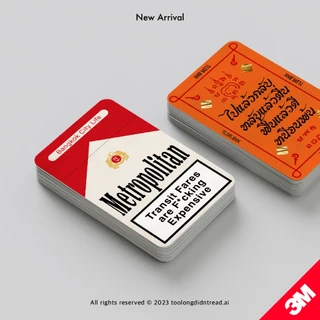 สติกเกอร์ติดบัตรรถไฟฟ้า BTS - MRT - Key Card Sticker - 3m Premium Removable Sticker