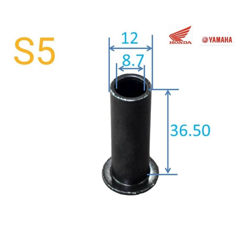 บูท มีบ่า ไม่มีเกลียว คอล่า สเปเซอร์ honda yamaha – โปรปัง