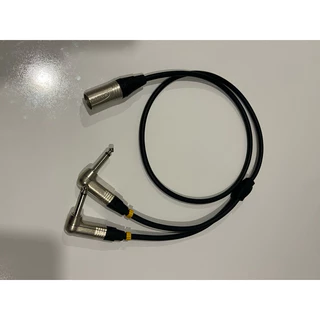 สายy xlrผู้1-ts L/R วายแบบstereo/แบบโมโน เสียบช่องsterreoเท่านั้น สเตอริโอของDynacomหัวของLidge