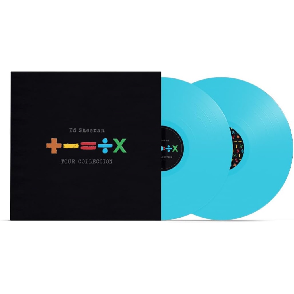 (Pre Order⚡️) แผ่นเสียง Ed Sheeran Tour Collection ,Vinyl,2lp Compilation,Blue มือหนึ่ง ซีล