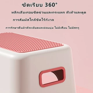 QUANU เก้าอี้สเต็ป 2 ขั้น เก้าอี้เหยียบอเนกประสงค์ ที่เหยียบกันลื่น สำหรับห้องน้ำ เด็กและผู้ใหญ่