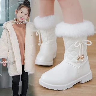 รองเท้าบูทเด็ก กันหนาว ใส่ลุยหิมะได้ *อ่านรายละเอียดก่อนสั่ง* ส่งไว #บูทขนมิ้ง02