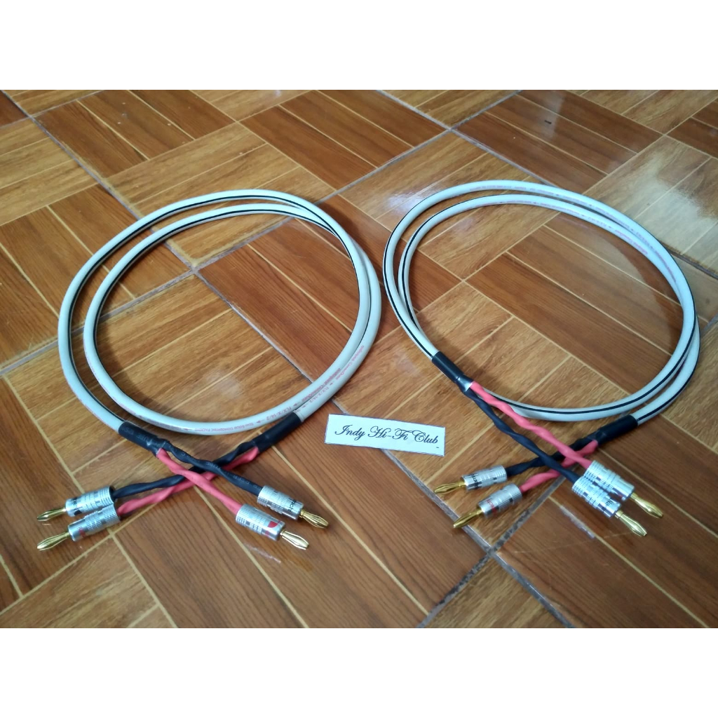 สายลำโพงคุณภาพสูง AudioQuest FLX/X-14/2 สุดคุ้ม ขั้ว Banana Nakamichi  แบบ 2 เส้น