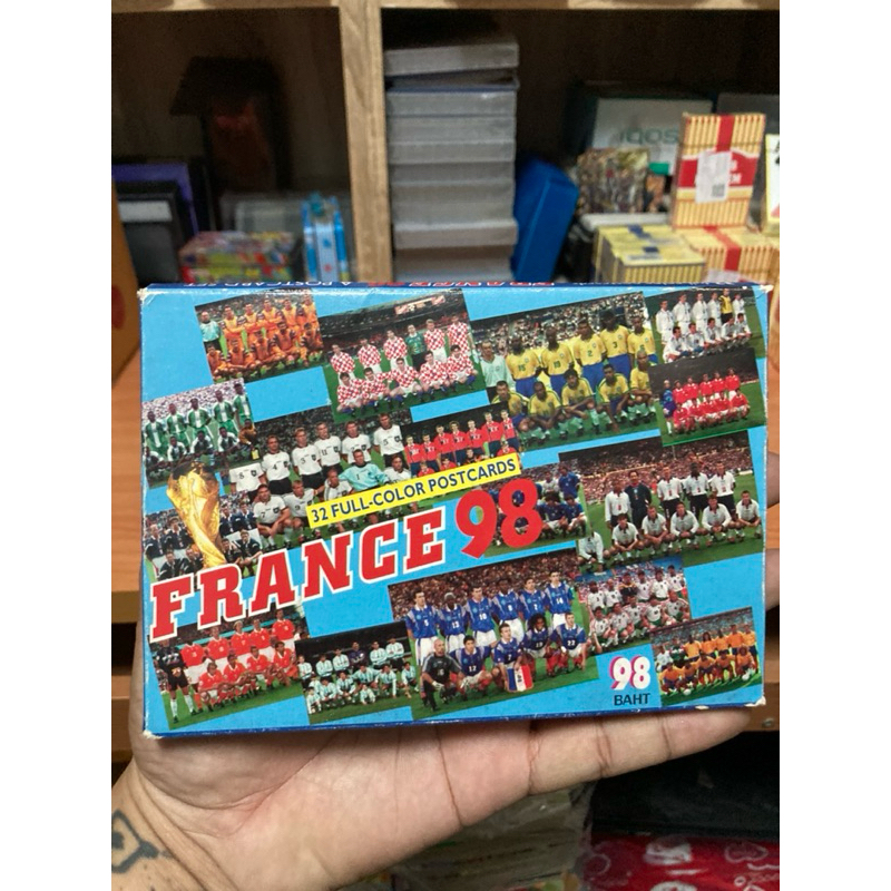 world cup 1998 france post card โปการ์ด ฟุตบอลโลก ปี 1998 ครบทั้ง 32 ทีม ของสะสม