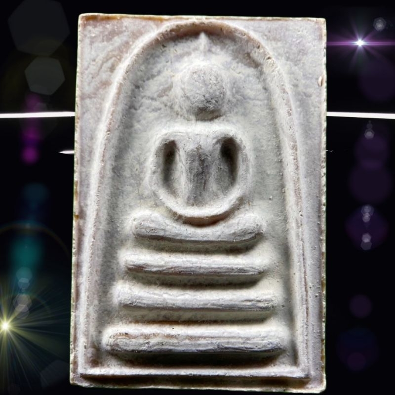 พระสมเด็จ แพ 9 พัน หลวงพ่อแพ วัดพิกุลทอง จ.สิงห์บุรี เนื้อผง ตระกรุด ทอง เงิน นาค ปี 2536