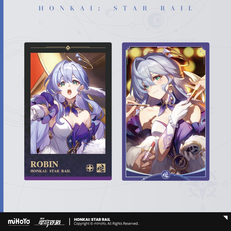 [ พร้อมส่ง / Official ] Honkai : Star Rail Set Postcard - Robin ฮงไค สตาร์เรล เซ็ต โปสการ์ด - Robin