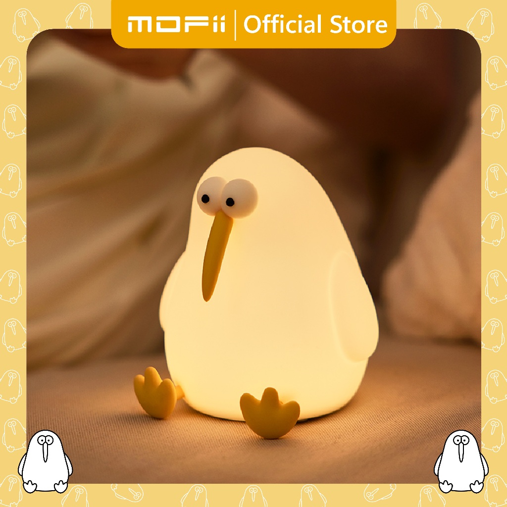 [ของแท้ รับประกันศูนย์ไทย]MOFii โคมไฟน่ารัก BROWN KIWI  นกกีวีแสนน่ารัก น้องตกใจ!! ปรับไฟตั้งเวลาได้