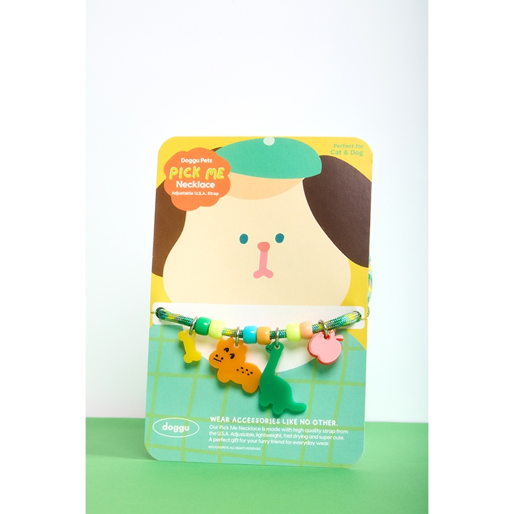 DOGGU PETS สร้อยคอสัตว์เลี้ยง SET Pick me dinosaurus