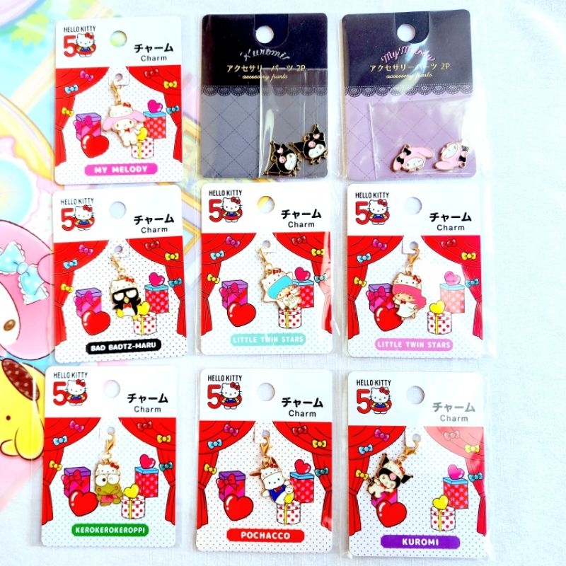 ตัวห้อยซิป แบบพวงกุนแจ ของSanrio นำเข้าจากญี่ปุ่น