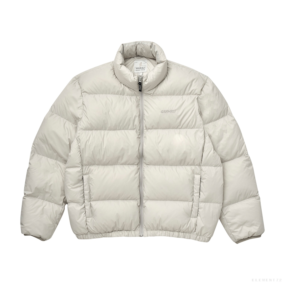 Gramicci เสื้อเสื้อแจ็คเก็ต รุ่น UNISEX DOWN PUFFER JACKET LIGHT BEIGE
