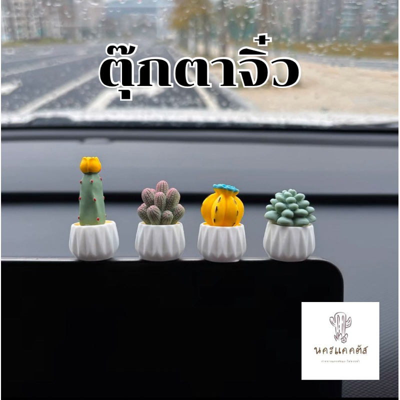 พร้อมส่ง กระบองเพชรจิ๋ว ตุ๊กตาแต่งสวนจิ๋ว