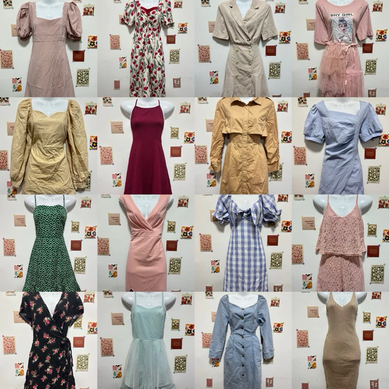 เดรส เสื้อผ้า เสื้อผ้ามือ2 เสื้อผ้ามือสอง สาวผอม สาวอวบ มินิไซส์ พลัสไซส์