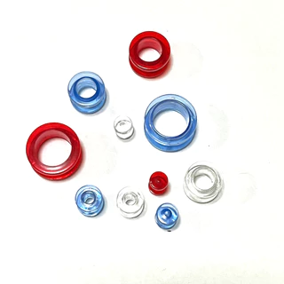 ต่างหูจิวตาไก่2mm--16mm1 ชิ้น (1pcs)-พลาสติก