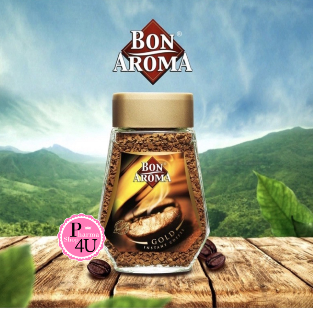 แท้100% กาแฟ Bon Aroma 200 กรัม บอน อโรม่า Gold Espresso instant Coffee กาแฟบอนอโรม่า #12213