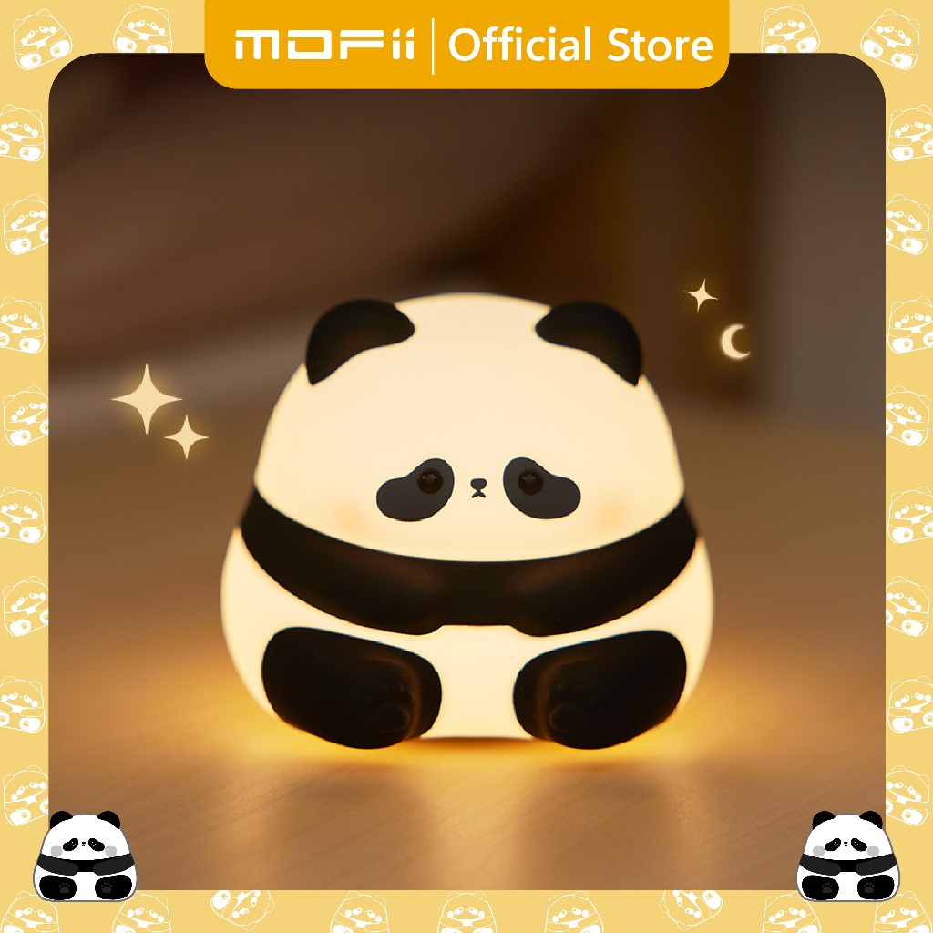 [ของแท้ รับประกันศูนย์ไทย]MOFii โคมไฟน่ารัก FATTY PANDA น้องแพนด้าอ้วนนน ปรับระดับแสง ตั้งเวลาได้