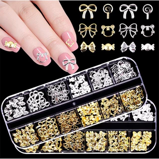 รวมแบบสีทองพร้อมตลับ 12 ช่อง